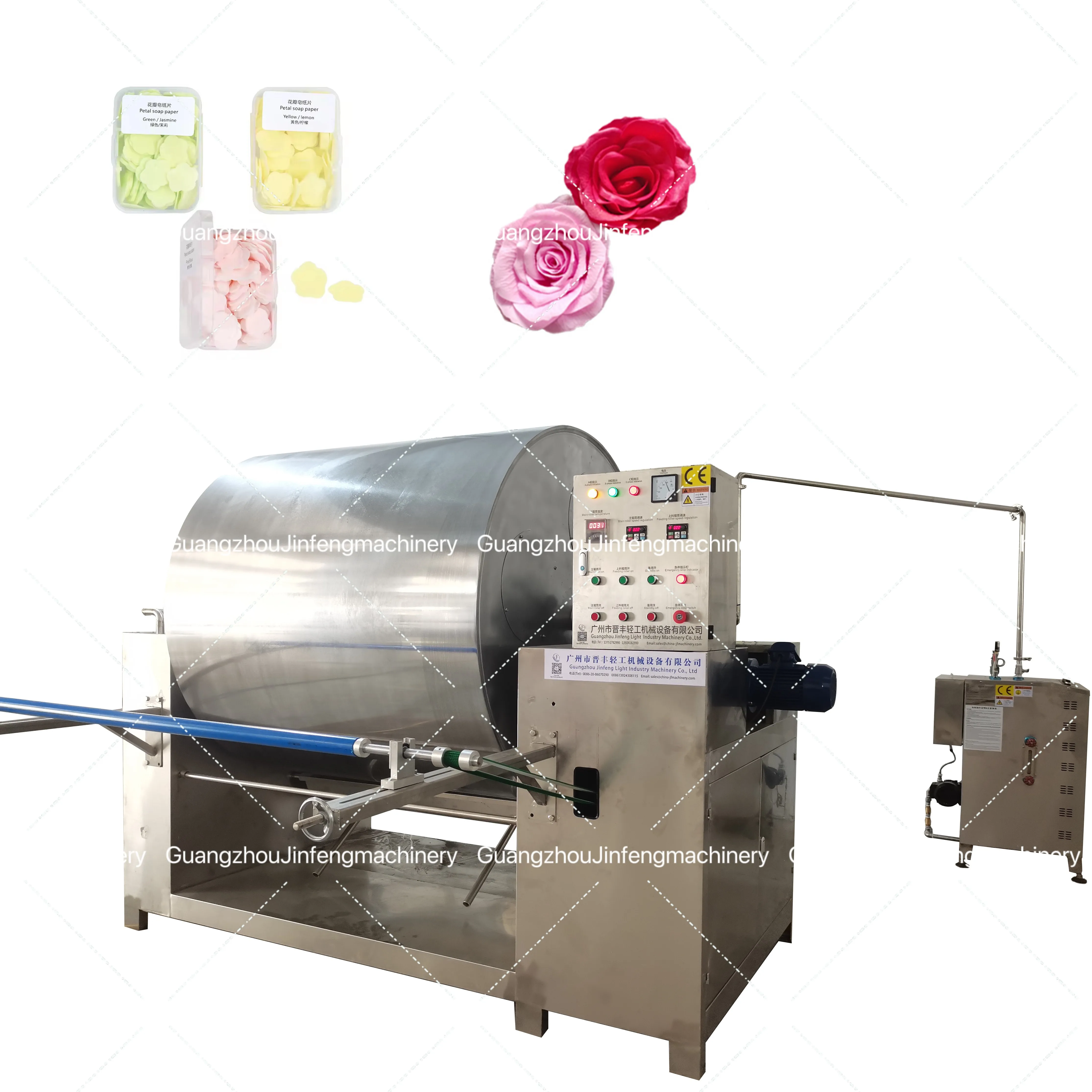 JINFENG Laundry Detergent Sheet Making Machine Drum Dryers Lab Laundry Detergent Sheet Dryer Making Machine