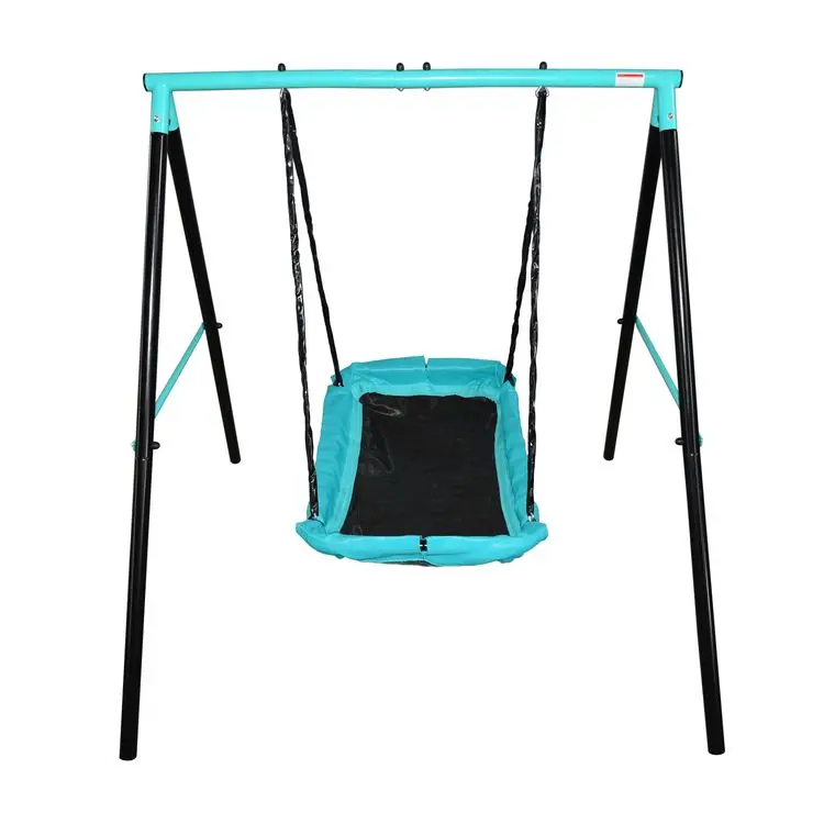 
TUV Certification 2021 New Style Easy Assembly Garden Metal Swing Sets For Children 