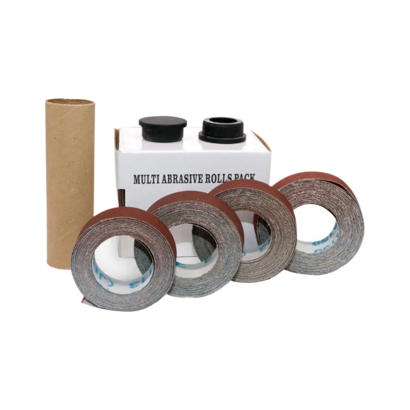 Cross-Border Five-Six-Axis 1inch Sanding Tape 50Mm25Mm Hand-Tearable Soft Cloth Roll 2inch 34inch Sandpaper Abrasive Tools