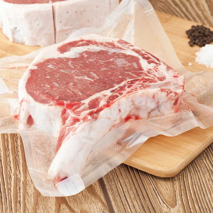 Changxi Factory Supplier 425mm*90um Food Grade PA PE Vacuum Packing Bag Embossed Food Plastic Storage Nylon Vacuum Bag