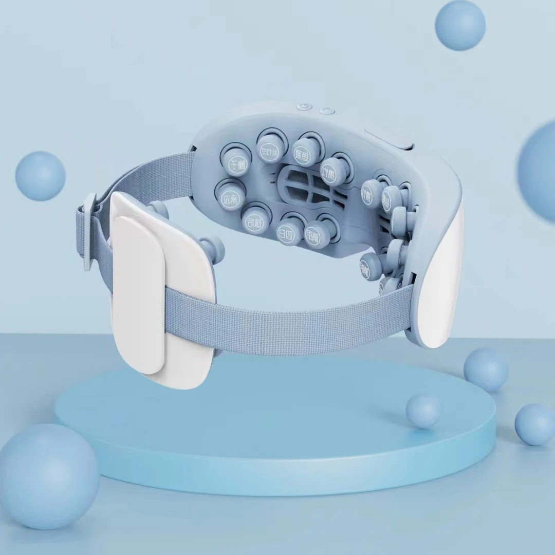 Eye Massager Xech Wireless Air Pressure, Vibration, Eye Massager Xech Eye Massager Machine Large Glasses with Head Massager