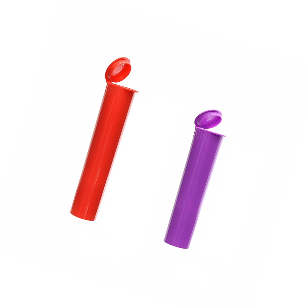 Custom Plastic Child Proof Cigarette Packaging Pre Rolled Tubes Oil Cart Packaging Tube