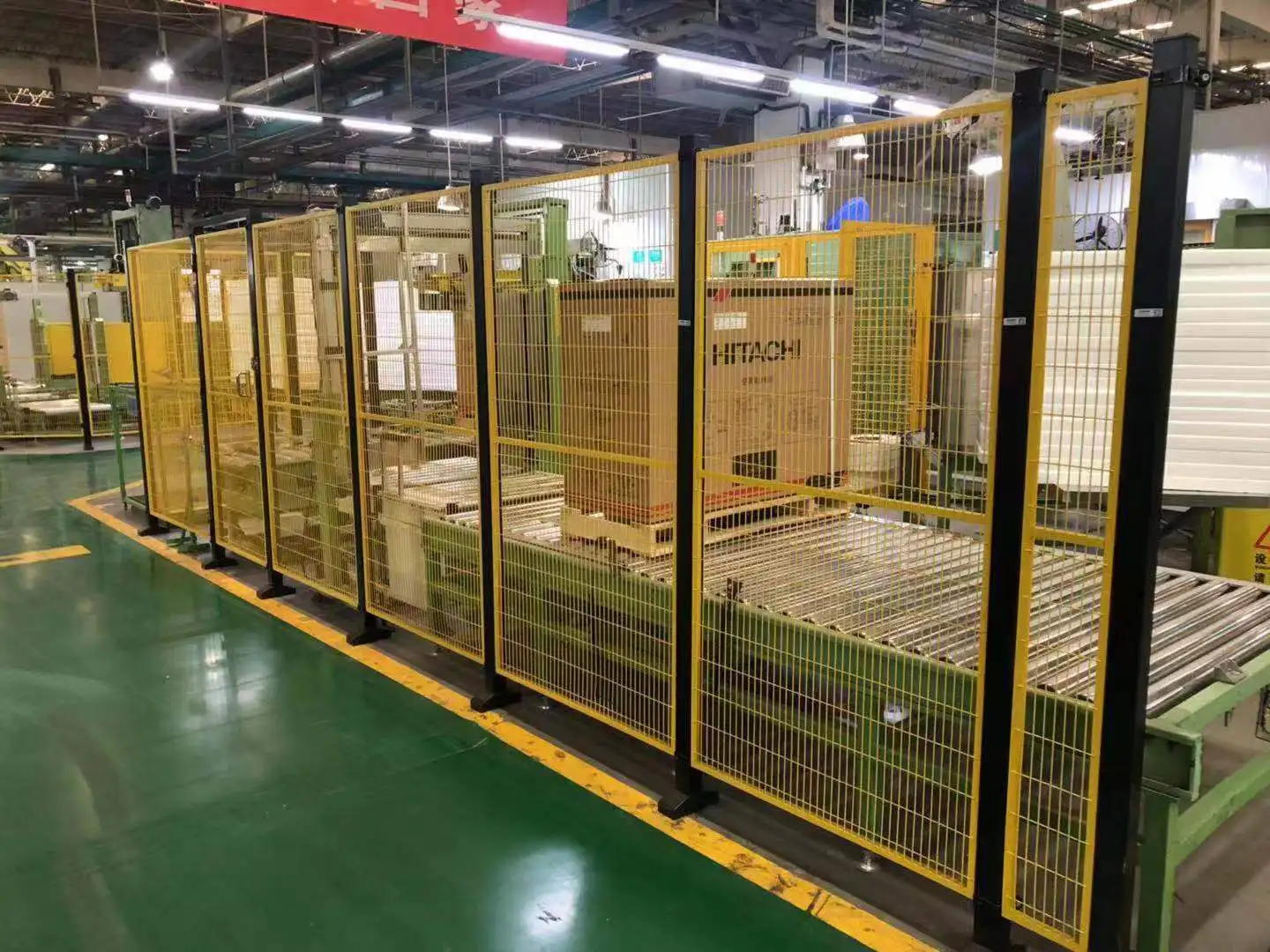 Robot Safety Fence Machine Guarding For Warehouse Or Production Line Protection Fencing