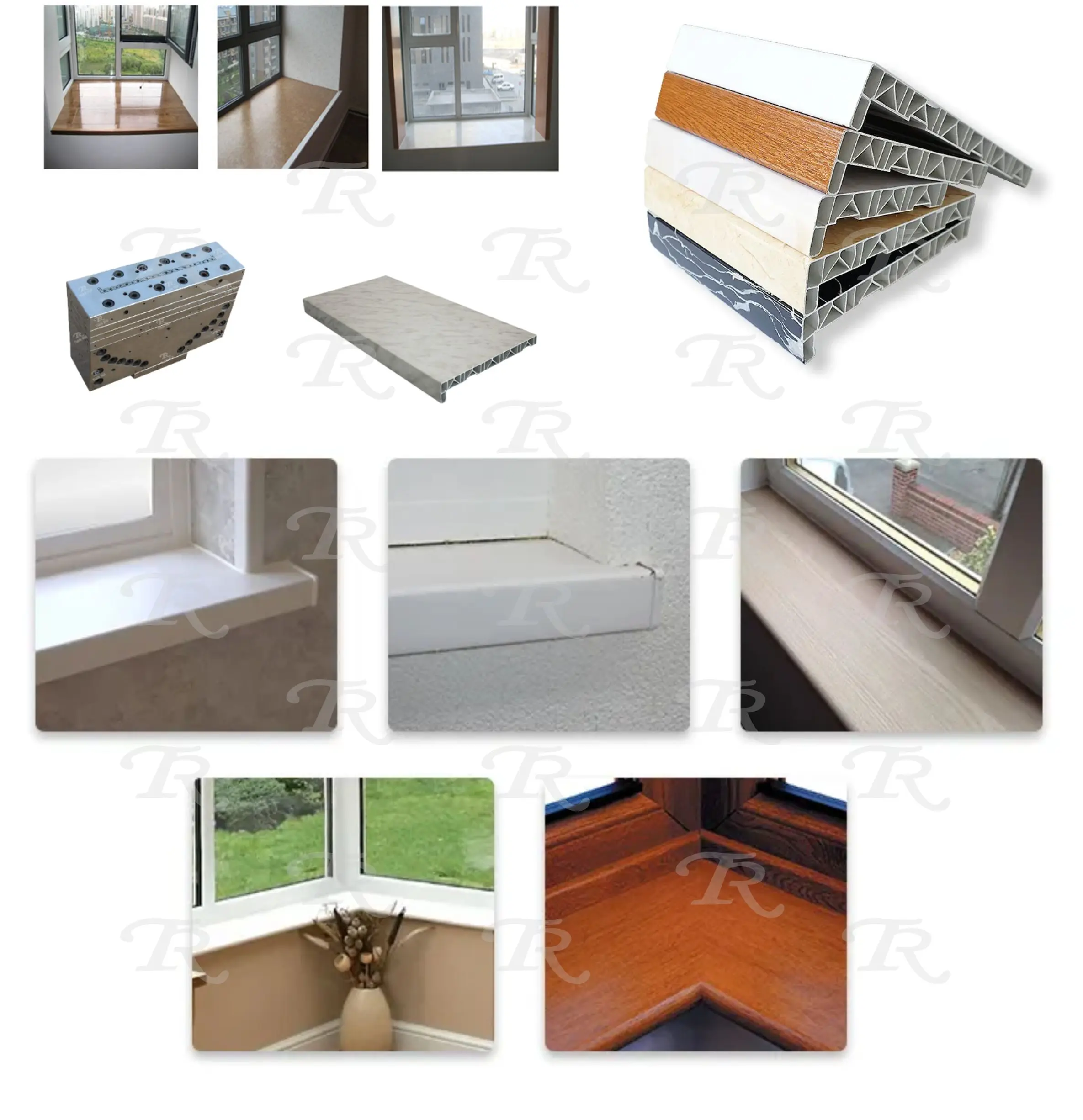 PVC extrusion mould pvc window sill panels profile PVC co-extrusion mold