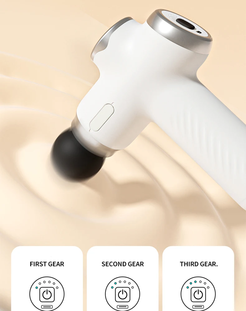 TUDEEN Booster Professional New Type 12v Booster Vibrating Massage Gun Muscle Professional Massage Gun