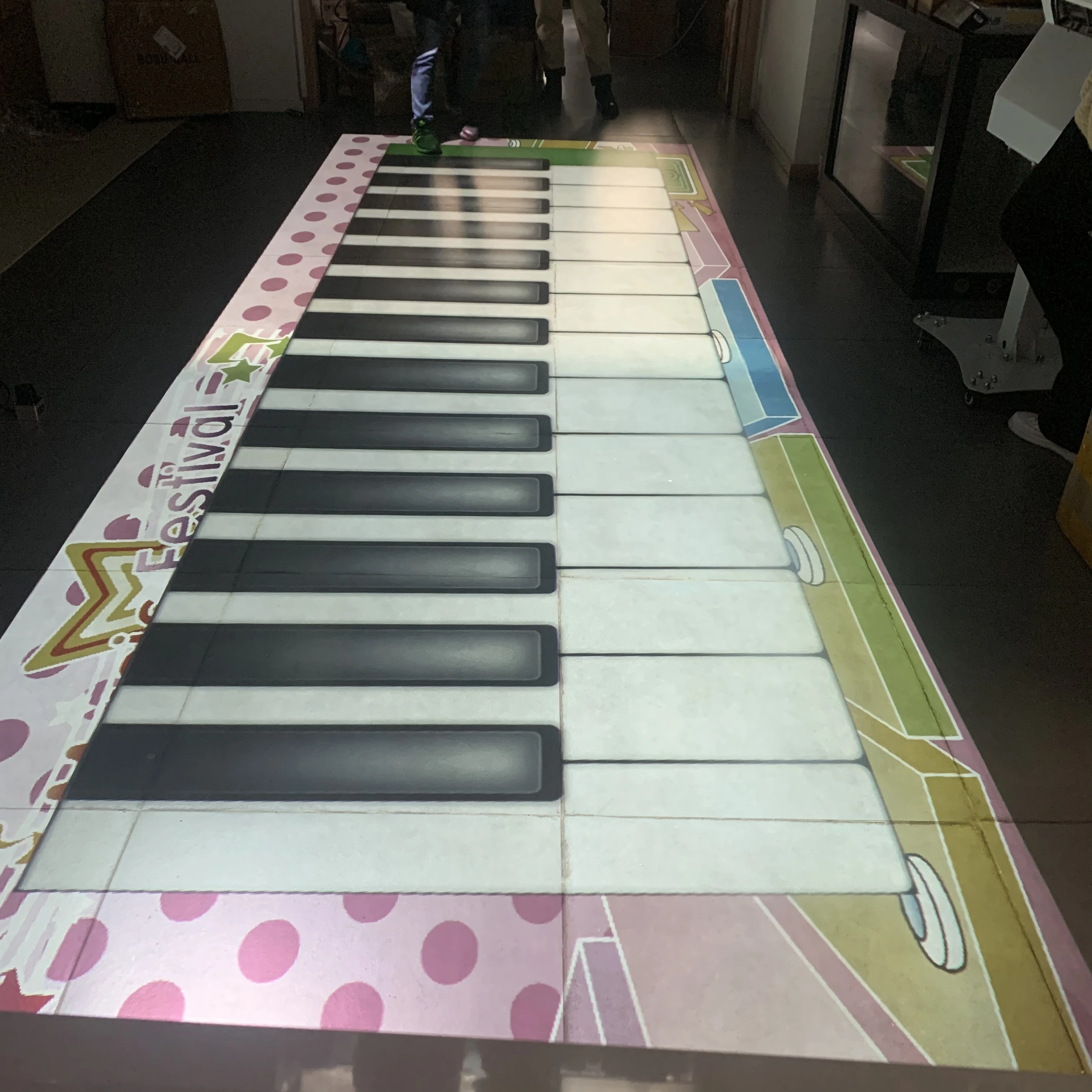 Flow Packing Machine Wall Swiftech Walls Interactive Floor Projector Game