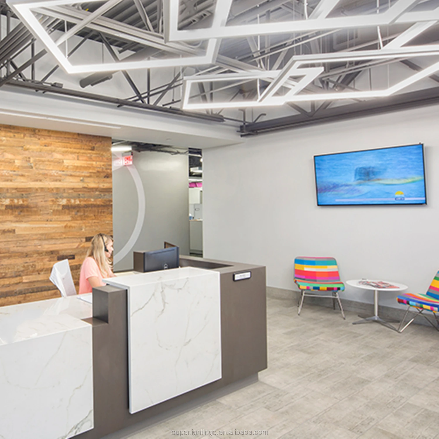 design set for dining room chandelier home lighting cord modern lighting fixture pendent office led light linear