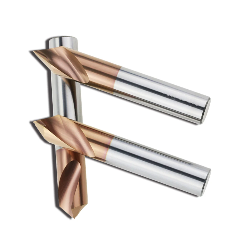 HRC55 CNC Lathe Turning Tools Solid Tungsten Carbide Drill Bit Straight Shank Twist Drill Bits Cabide Alloy Drilling Bit