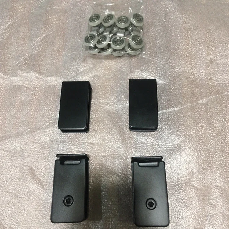 Slim Frame Shower Door Tempered Glass Sliding Shower Enclosure With 8mm 10mm Thickness Glass