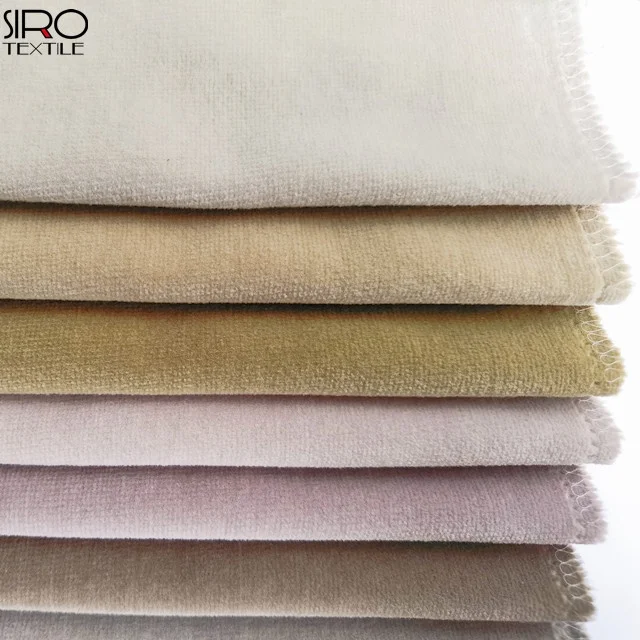 Multi-color FR treated woven cut pile 100% cotton velvet fabric crown velvet fabric for stage curtain
