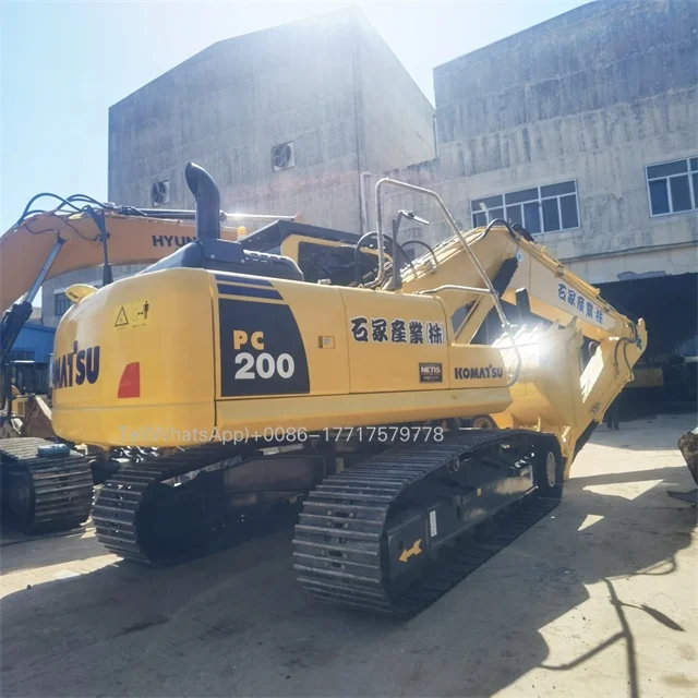 Used Excavator Komatsu PC200-8 Secondhand PC200-8 Excavator Used PC200-6 PC200-7 Excavator from Shanghai China