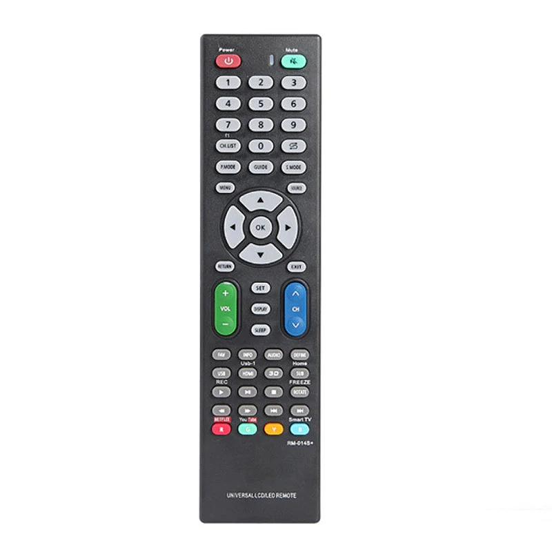 ABS Replacement Controls English Universal Remote Control for Television RM-014S+ Button NETFLIX YOUTUBE