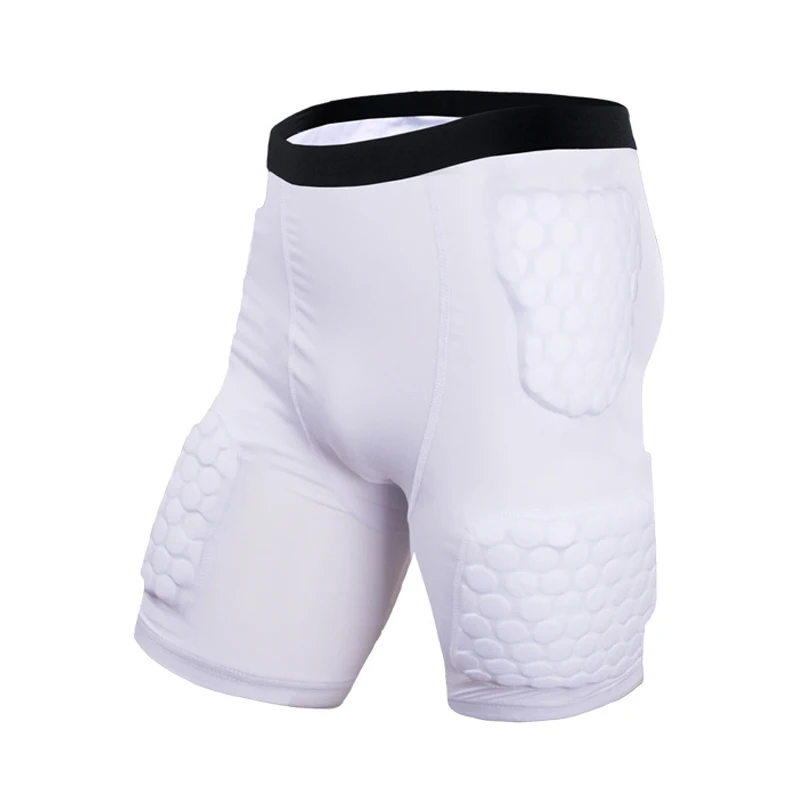 Anti-Collision Men Pad Impact Short Hip Honeycomb Protective Youth Kids Compression Padded Shorts American Football Girdle