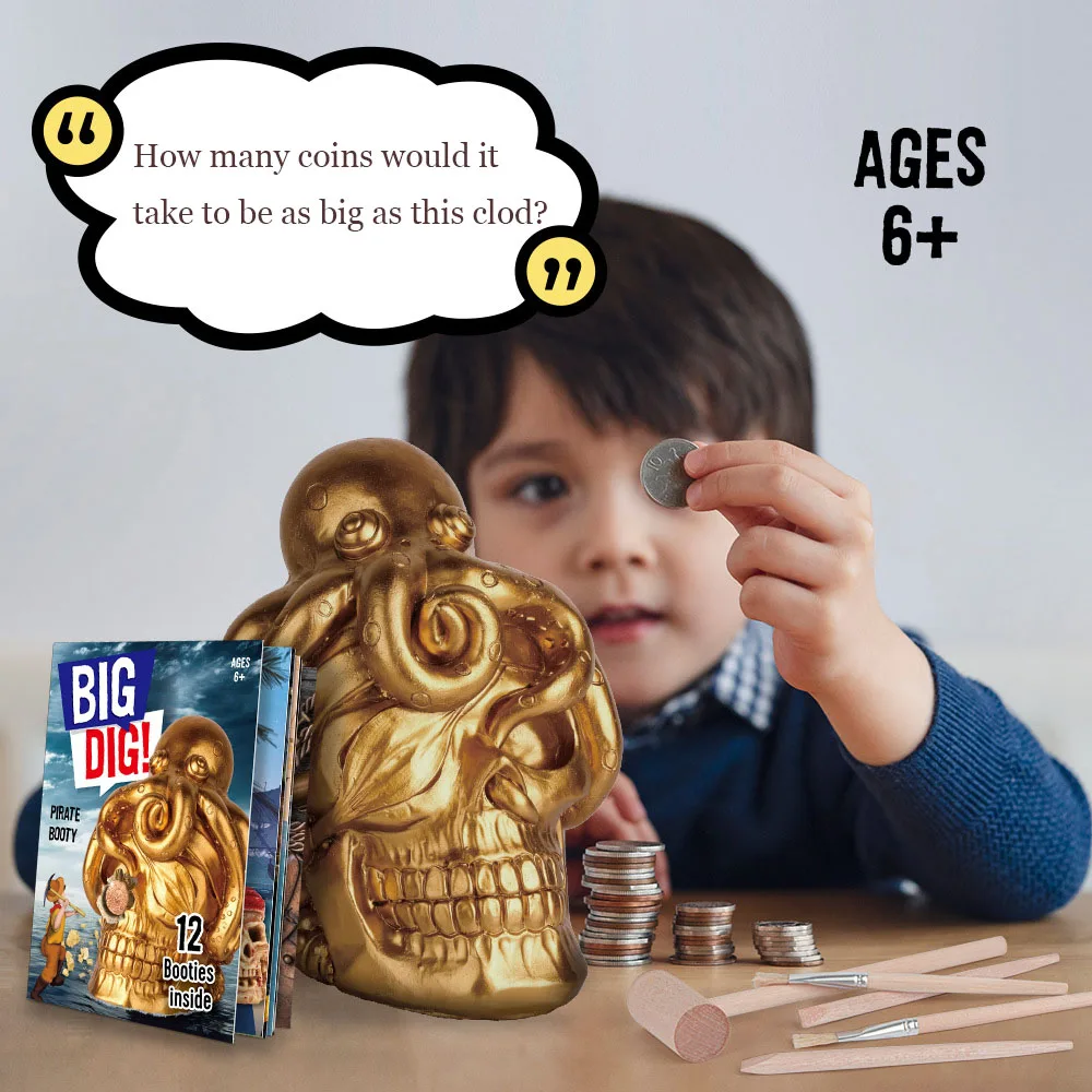 Hoye Crafts Kids Digging Set Creative Gold Digging Game Funny Treasure Digging Toy New Toy 2023 Kids