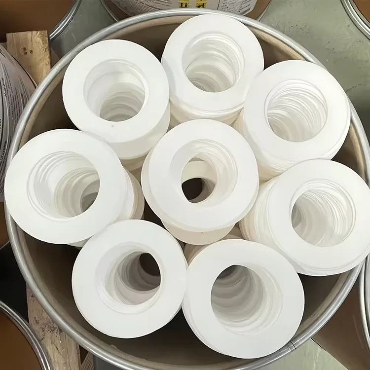 Заводская распродажа плоская шайба ptfe pom популярные белые пластиковые прокладки для