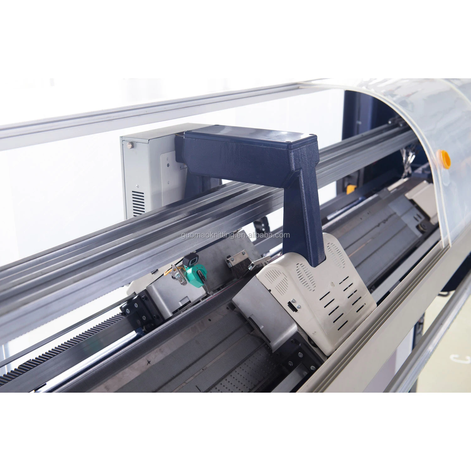 С двумя тележками, компьютерное шерстяное одеяло, вязальная машинка, вязаное одеяло, Детская Пряжа