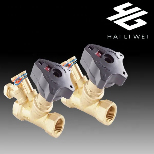 brass balance valve manual regulating valve