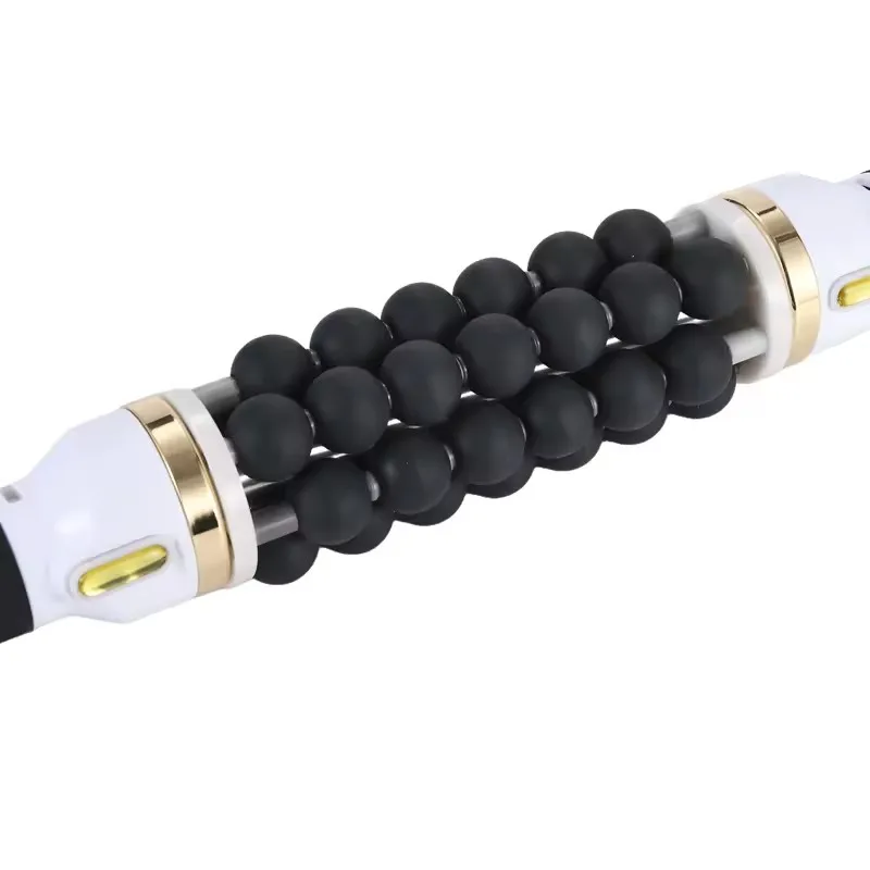 Body Massage Device Belly Back Rolling Vibration 360 Rotating Inner Ball Roller For Whole Body Anti Cellulite