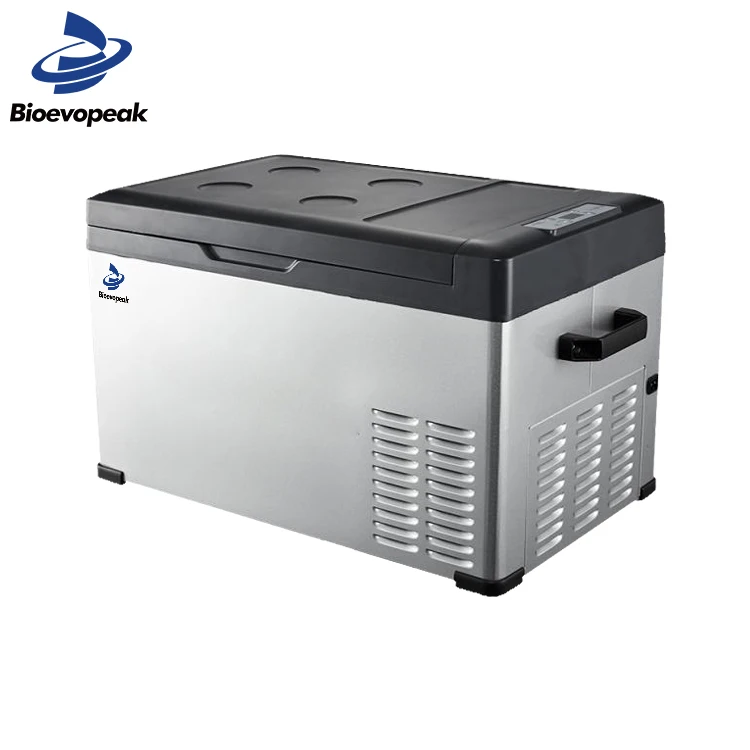 Перезаряжаемый портативный автомобильный холодильник Bioevopeak, морозильник, автомобильный холодильник с компрессором и светодиодным дисплеем