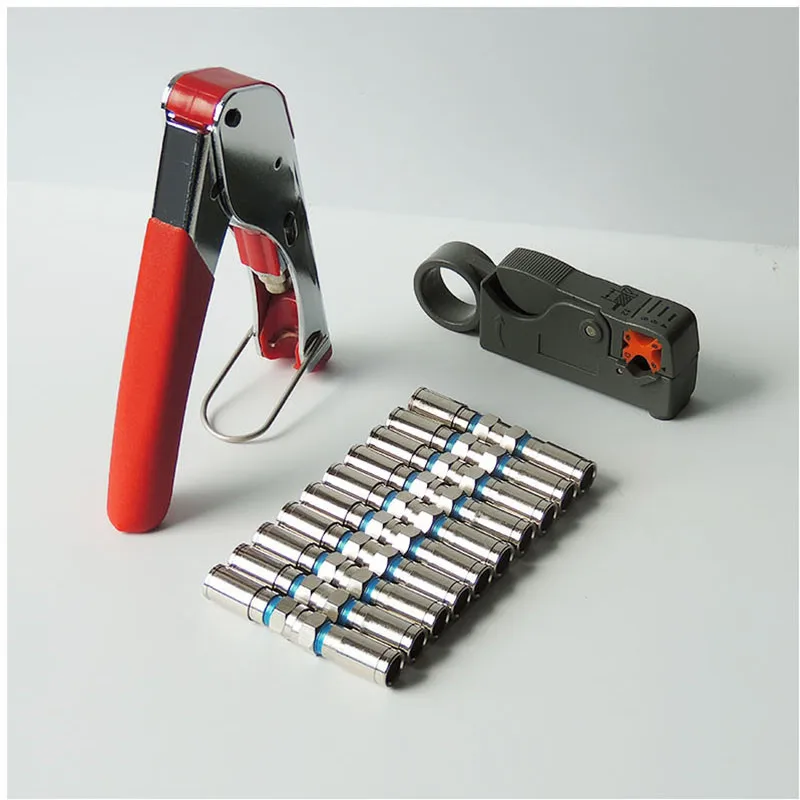 High quality CATV Crimping Pliers Tools for BNC RCA F connector RG59 RG6 RG11