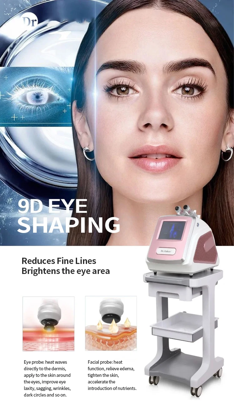Intelligent Designs Facial and Rf Eye Sculpture Tighten Face Skin and  Relleve Edema With 2 Handle Probes Improve Dark Circles