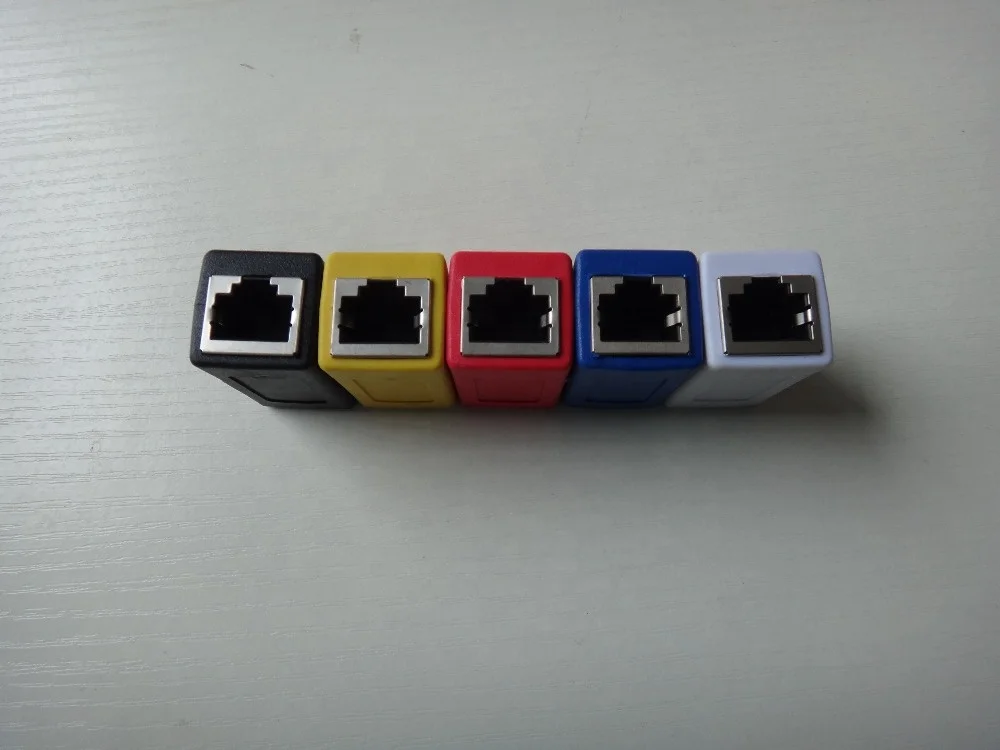 RJ45 разъем Cat7/6/5e Ethernet адаптер 8P8C Сетевой удлинитель кабель-удлинитель для кабель женский