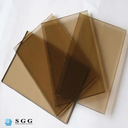 SUN Factory Price 5Mm Color Ocean Blue Smoke Dark Grey Brown Tinted Float Glas