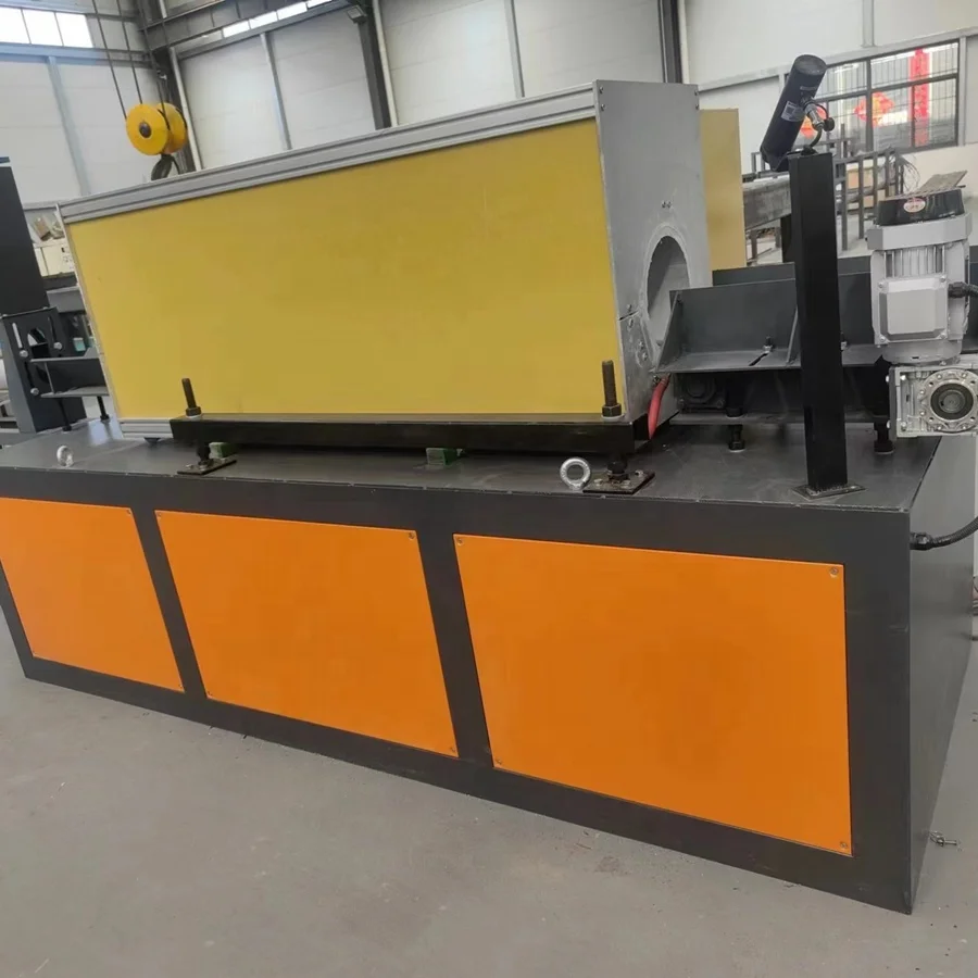 Customized iron/steel/aluminum bars plates pipes 400kw coil heater induction heating furnace machine
