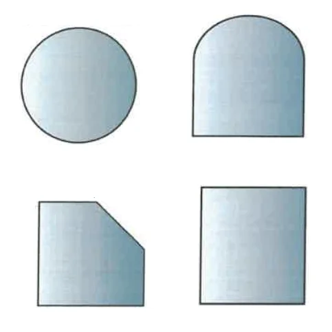 Стандартные напольные плиты из закаленного стекла для камина CE EN12150, 6 мм, 8 мм