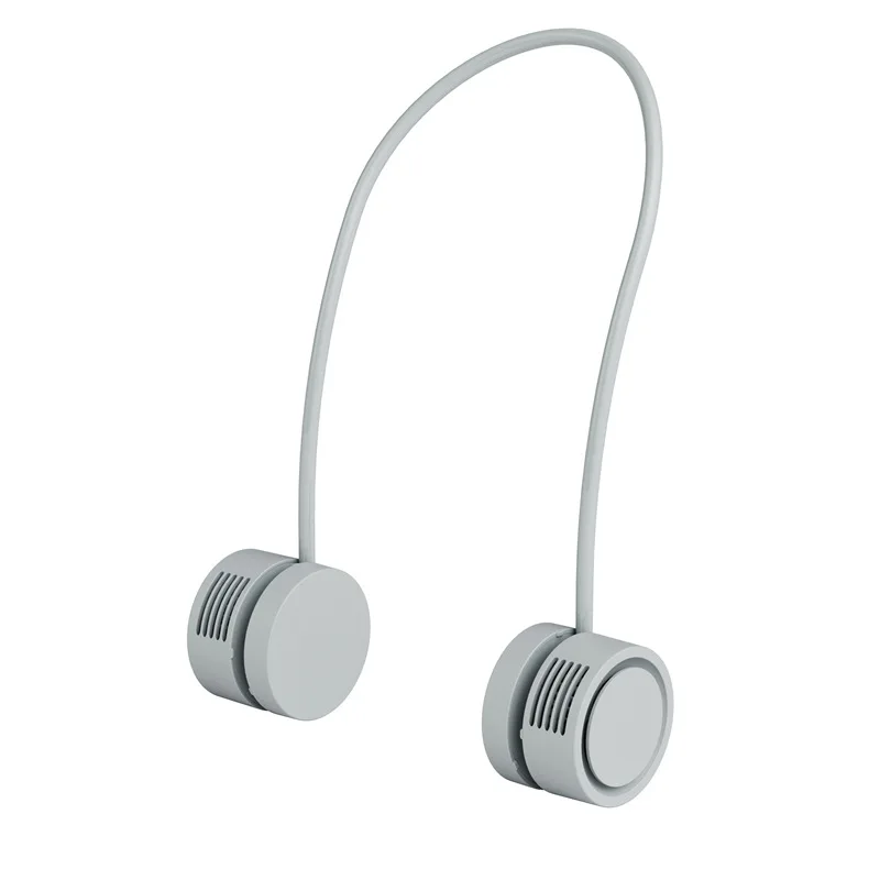 Wearable Sports  usb Neck Fan Hands Free Aromatherapy Hand-free Pocket Portable Folding USB Rechargeable hanging cooling fan