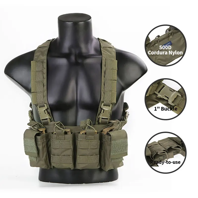 Emersongear быстросъемный жилет для страйкбола тактическое снаряжение армейская Боевая нагрудная установка Ak47 Multitarn на