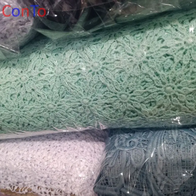 Good Selling Pu African Embroidery Swiss voile Lace Fabric