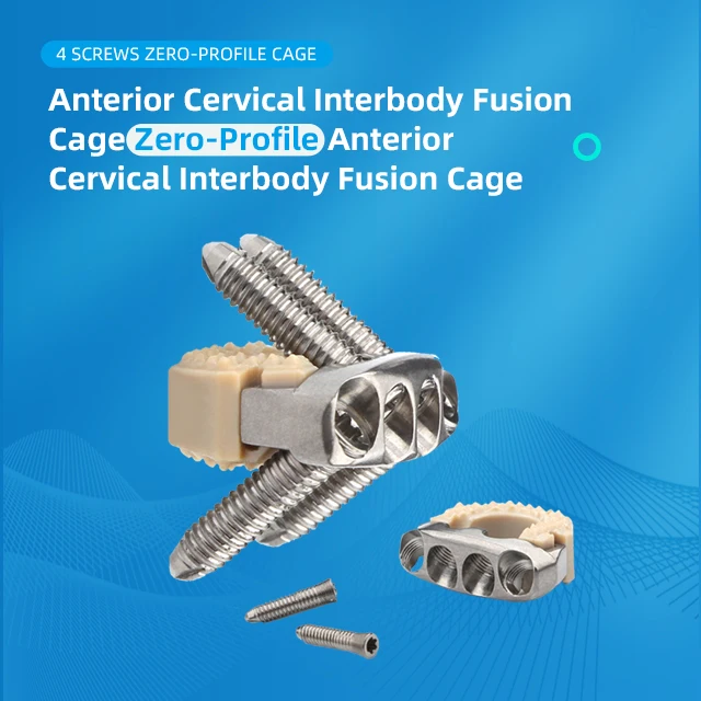 
Interbody Fusion Cage titanium trauma Anterior cervical plate high-quality implantes 