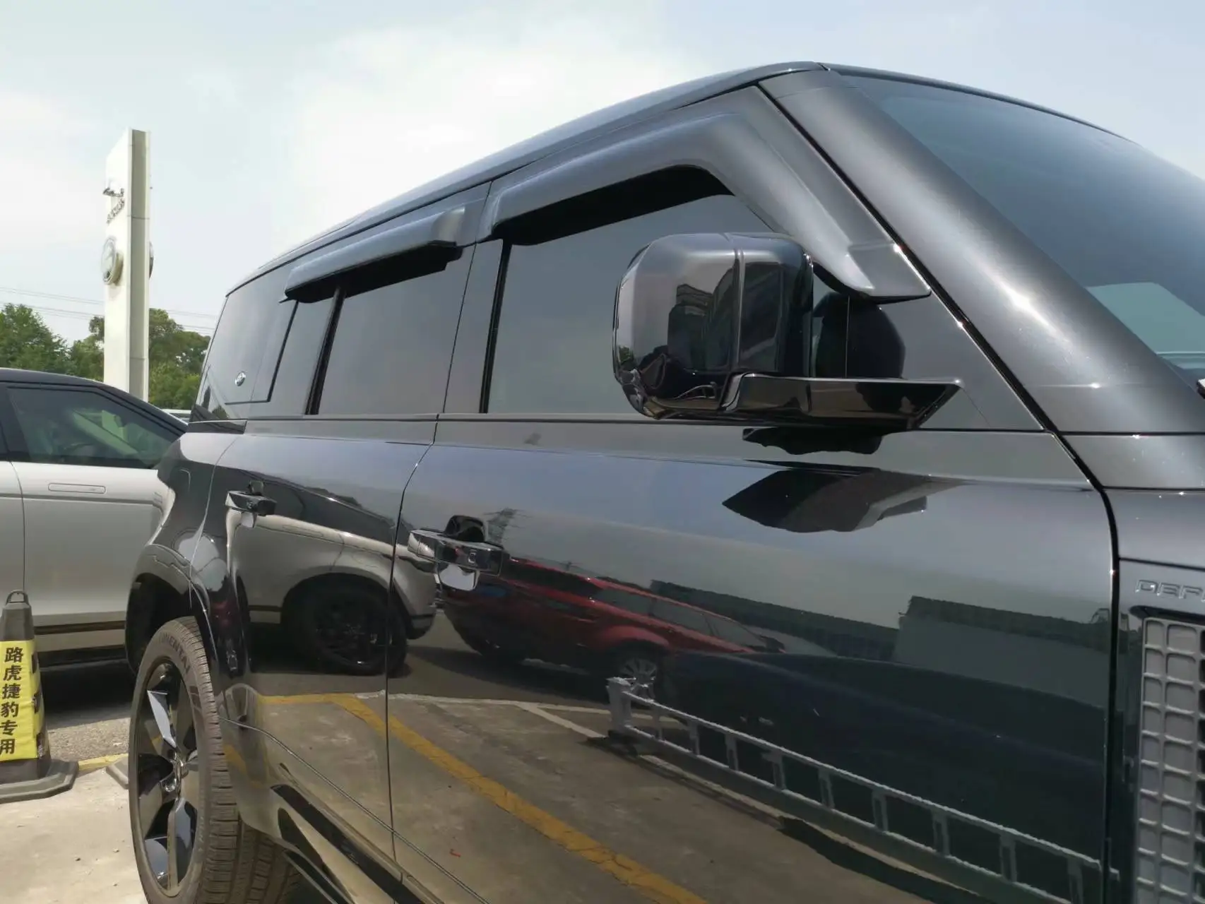Acrylic Weather Shields Sun Visor Window Deflectors for Land Rover 2020-2023 Defender 90 110