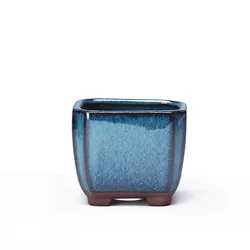 Low Price floral succulent cactus bonsai plant pot ceramic Yixing Glazed pots