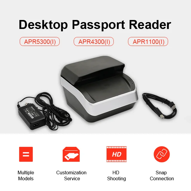Kiosk Passport Scanner is a security scanner machine of rfid card reader kiosk