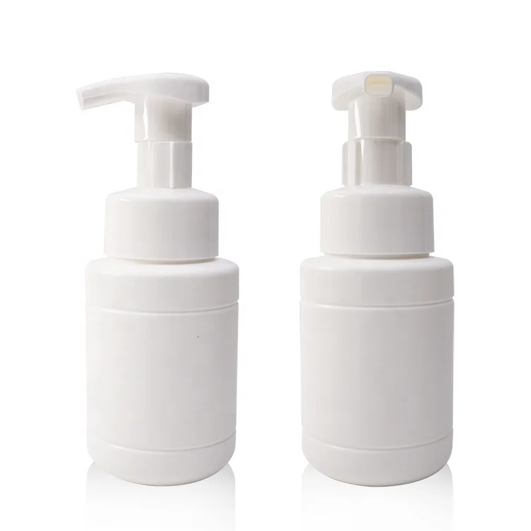 In stock  Style PE 200ml 350ml Foam Bottle with Pump for Facial cleanser Bubbler