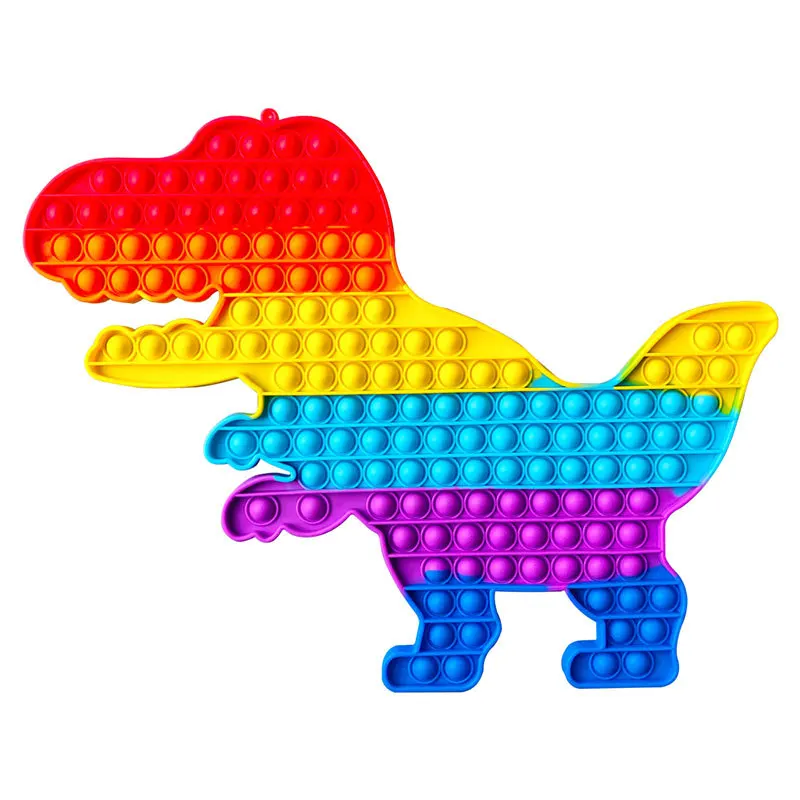 Factory Direct Supply Rainbow Cloud Anti Stress Sensory Fidget Bubble Baby Educational Toys bag