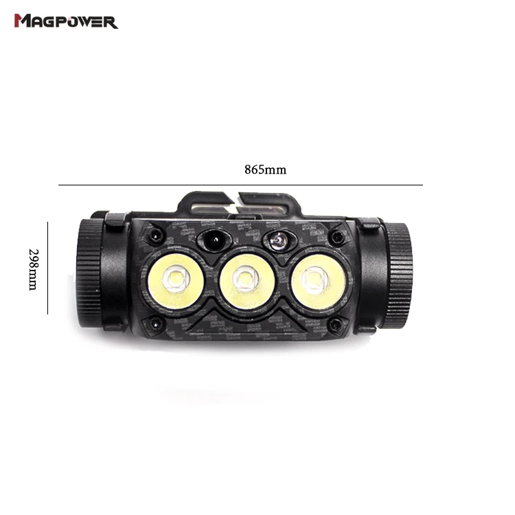 New headlights Multi-function induction head lamp 365nm ultraviolet hiking L2 led uv headlamp