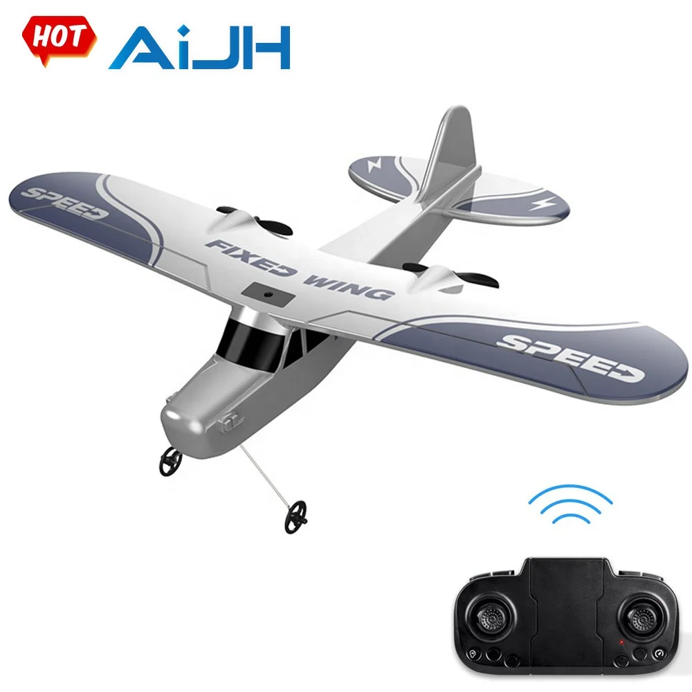AiJH 2 4g пульт дистанционного управления планер авион реактивная модель ручной метания EPP пены 5 канала светодиодный радиоуправляемый самолет