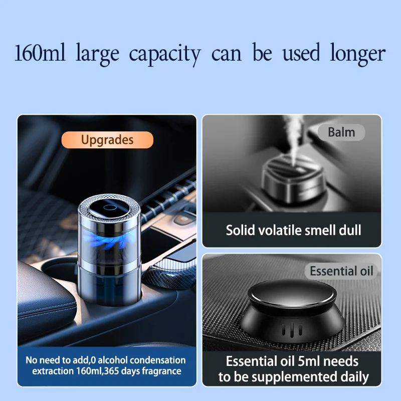 Hot Trending Products 2024 Custom Electric Car Air Freshener New Perfume Premium Cologne Car Atomizer