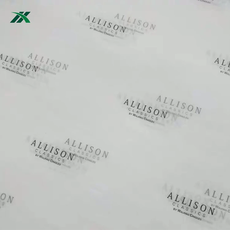 Профессиональная печать логотипа золото папиросной бумаги