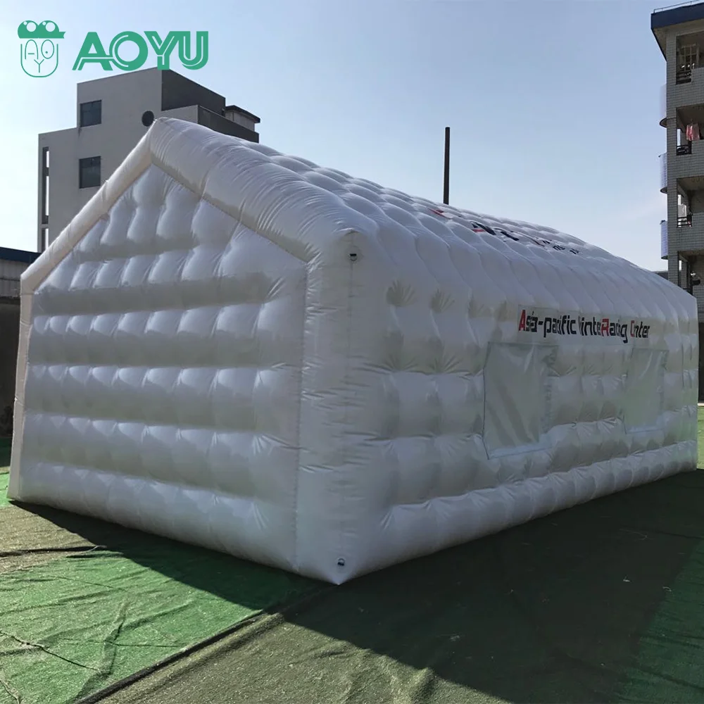 Aero Wholesale Outdoor 26Ft 10*10 Backyard Inflatable Air Cube Nightclub Tent 26 * 26 Ft Large Advertising