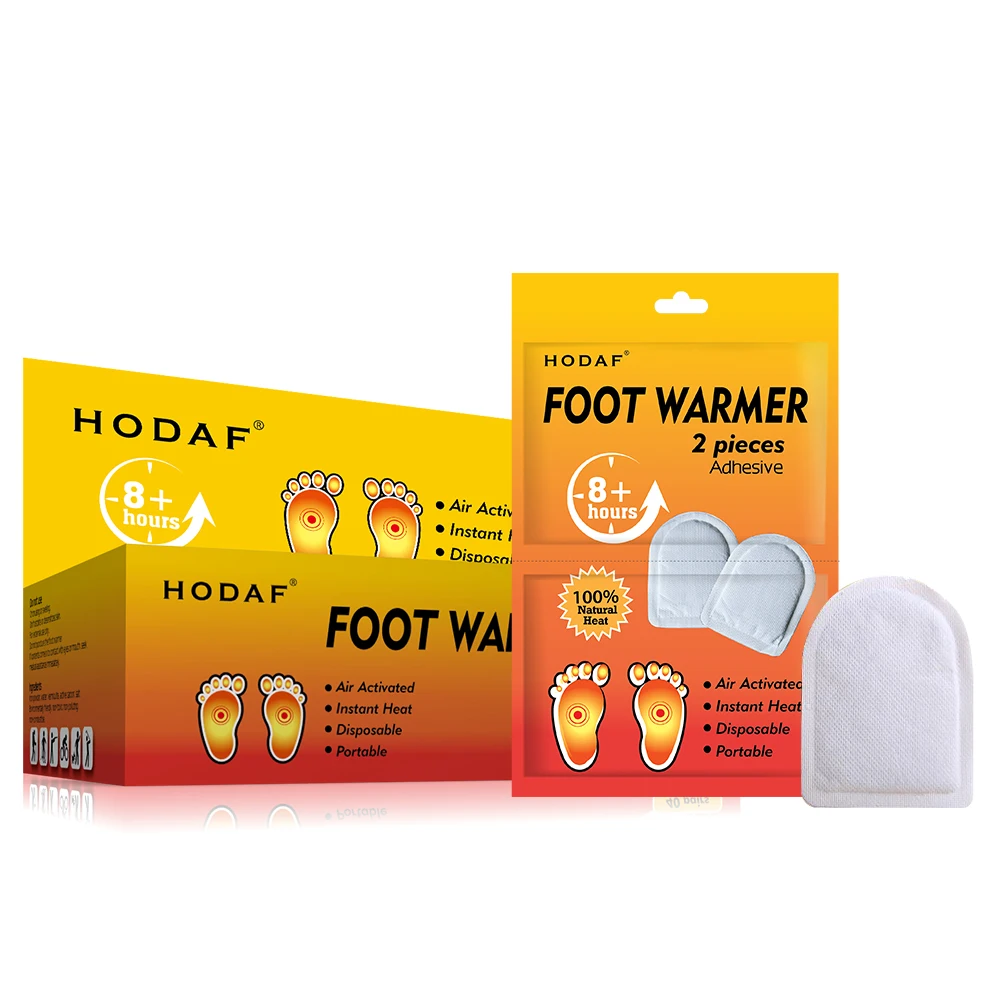 HODAF New Style Disposable Foot Warmers Insole Foot Warmer Self Heating 8-10 Hour Warm Wholesale