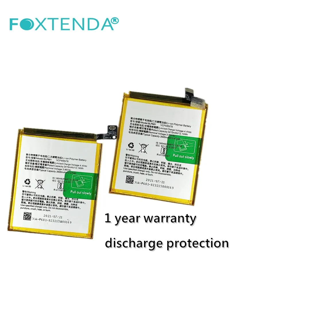 excellent phone battery BLP681 3500mAh for oppo R17/F9 PRO Rechargeable Li-ion Polymer battery BLP681