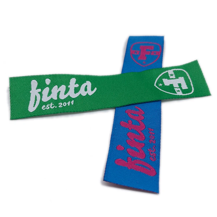 High Quality Garment Main Woven Labels for Clothing Woven Label Emblems Soft Woven Label