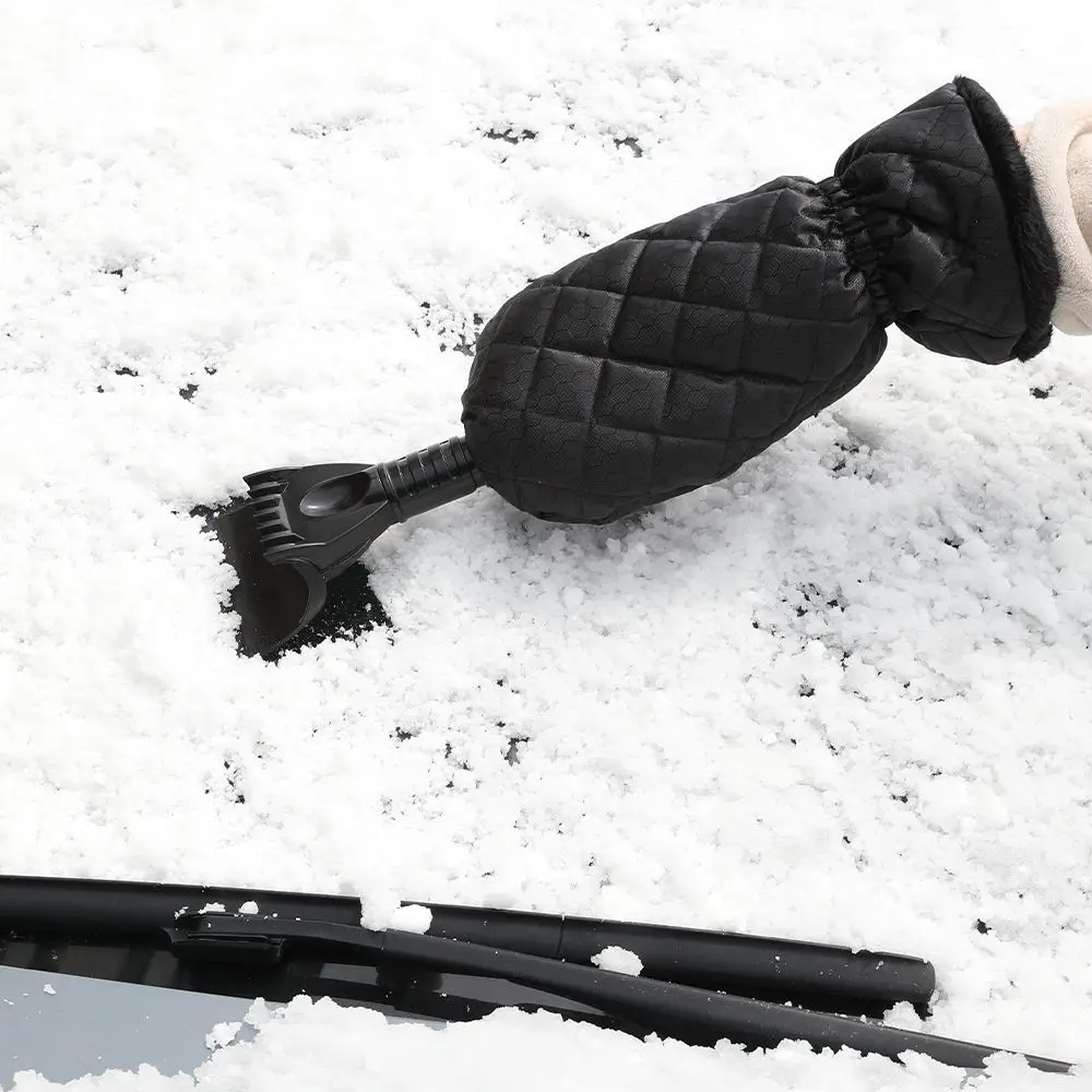 New type of retractable and warm snow shovel for vehicles car ice scraper