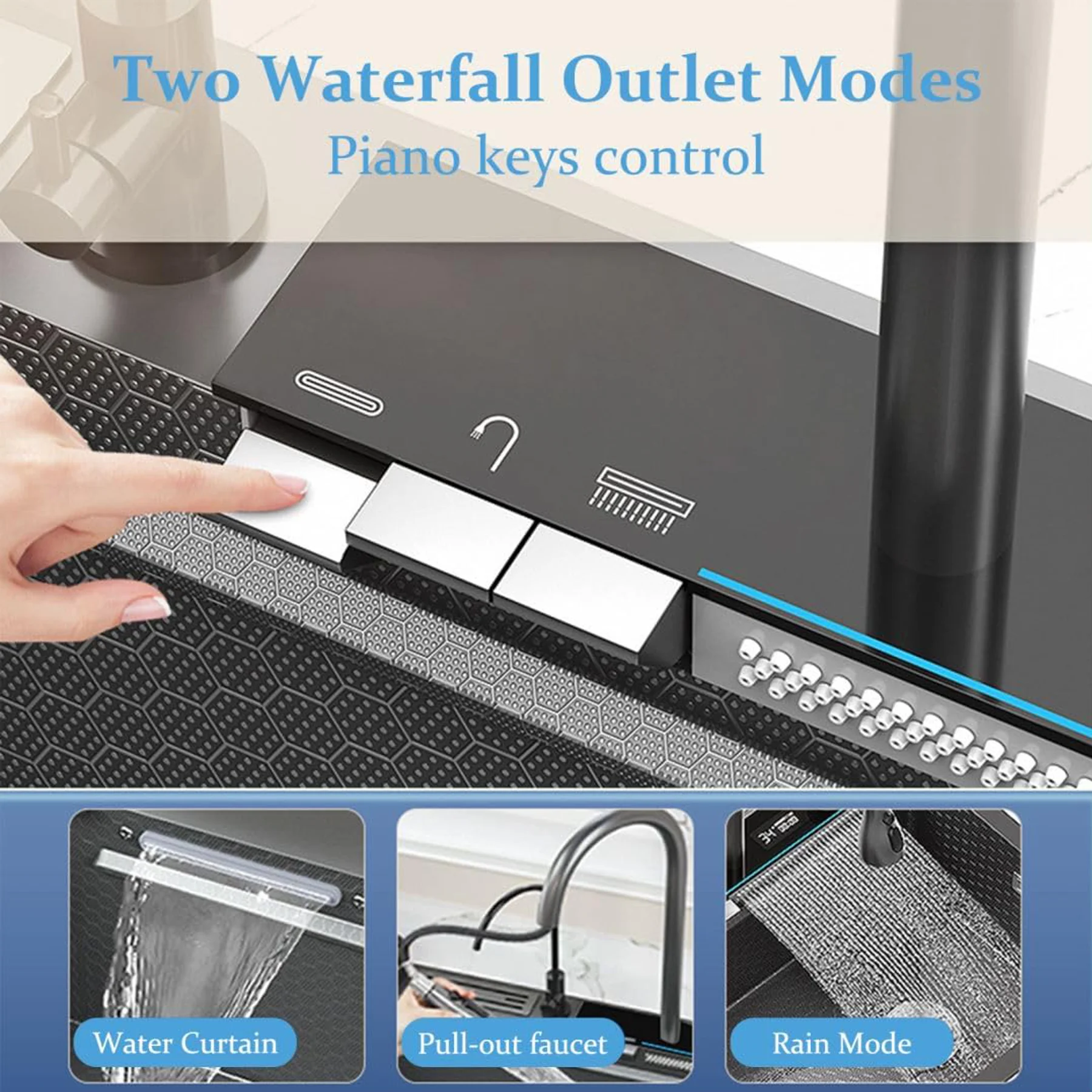 Single Kitchen Sink 304 Stainless Steel Silver Carton Box Square 3Mm Modern Kitchen Faucet Kitchen Sink fregadero de la cocina