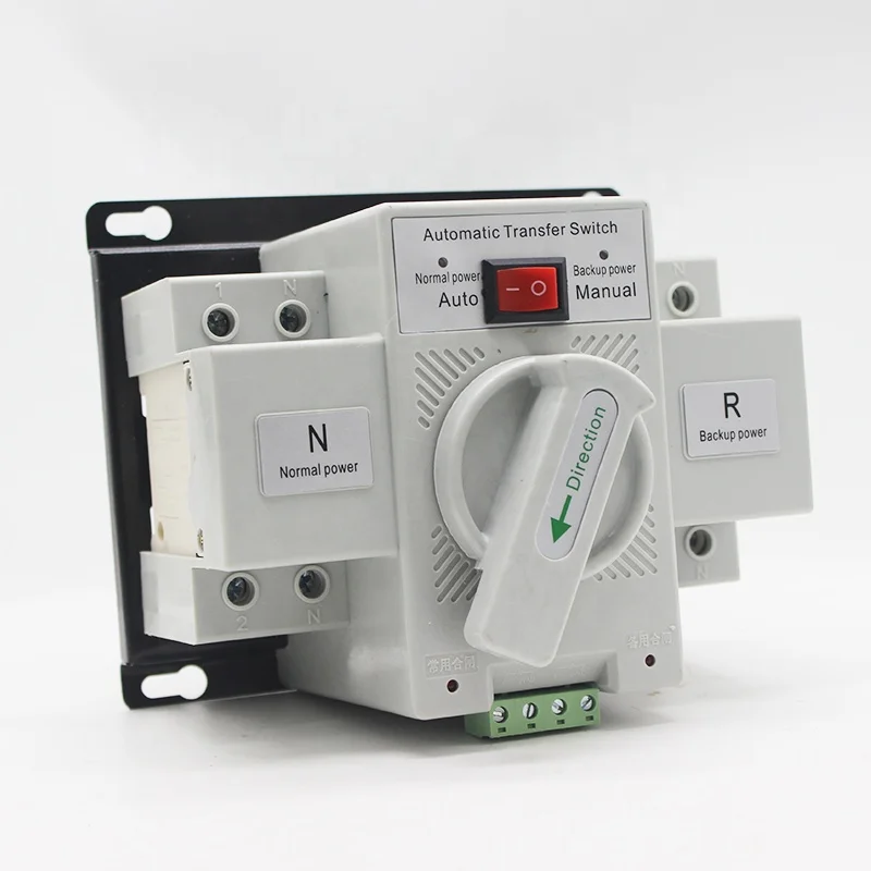 Best Quality 220v 2P/ 3P/4P  25A 32A ATS 40A 50A 63A 380V CB type automatic transfer switch