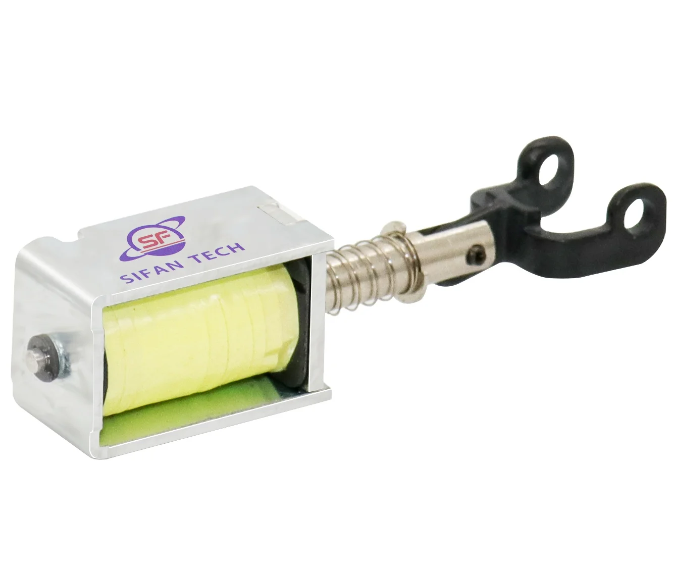 Dc 12v Spring SOLENOID VALVES Electric 1/8 Inch Solenoid Return Push Pull Tubular Brass Long stroke push-pull type solenoid